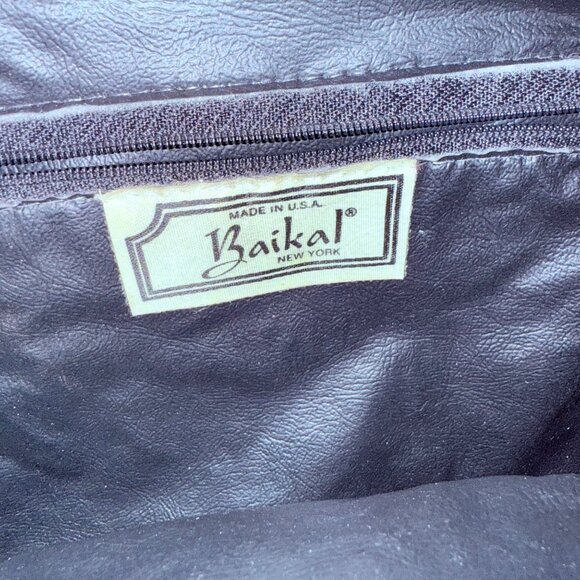 Vintage Baikal Gold Metallic Purse Retro Rhinestone Jewel Handbag Glam Party Bag - Picture 10 of 16